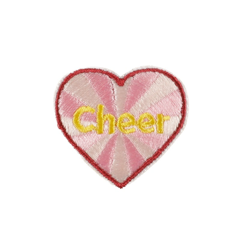 Herz XS Stickerei Selbstklebend Patch Sticker Motivwahl 4er 8er 16er Set DIY Handyhülle