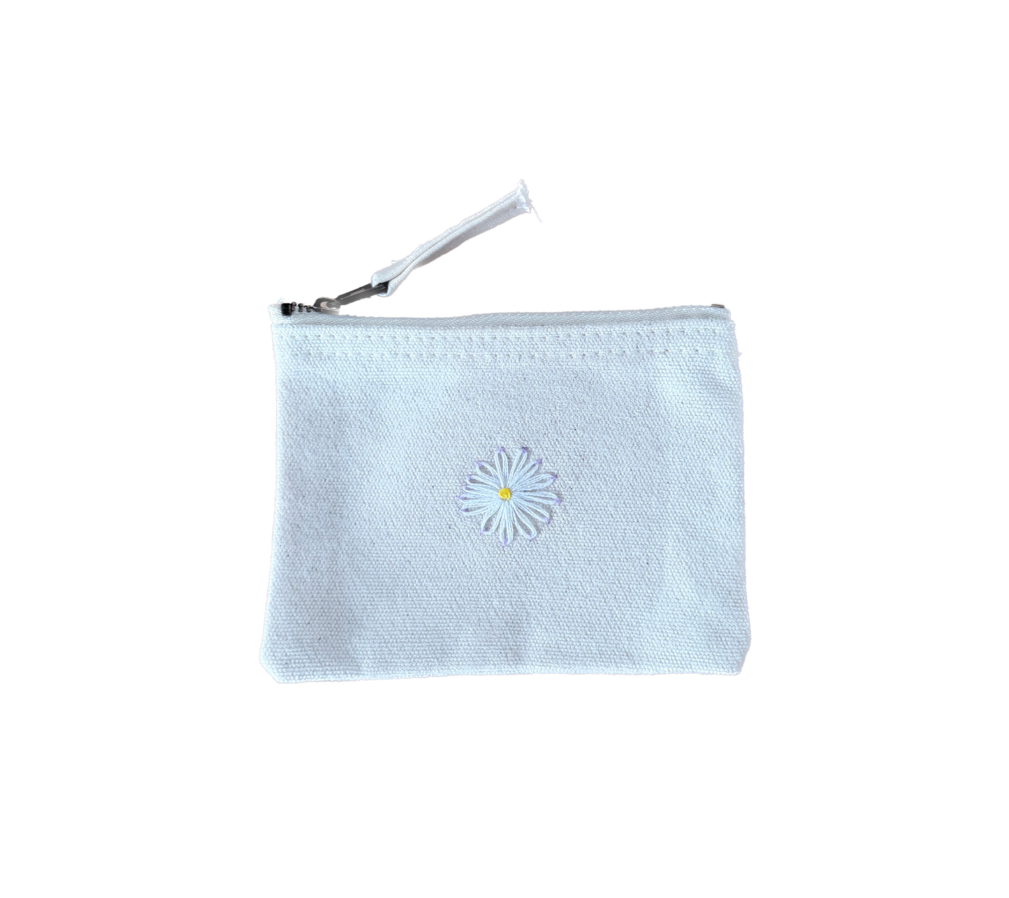 Handgestickte Baumwoll-Geldbörse XS – Herz, Stern, Blume uvm. – Unikat & Geschenk