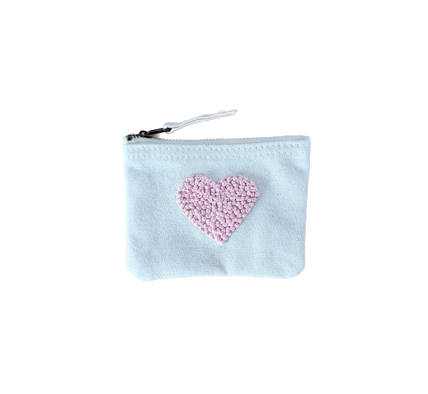 Handgestickte Baumwoll-Geldbörse XS – Herz, Stern, Blume uvm. – Unikat & Geschenk