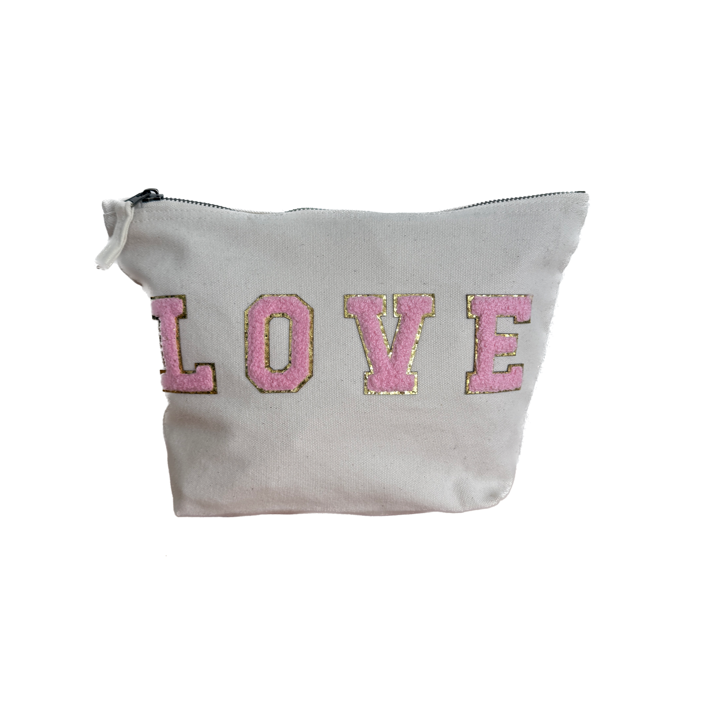 Muttertag Geschenk Mama Tasche Canvas LOVE Leo Kosmetiktasche Geschenkidee