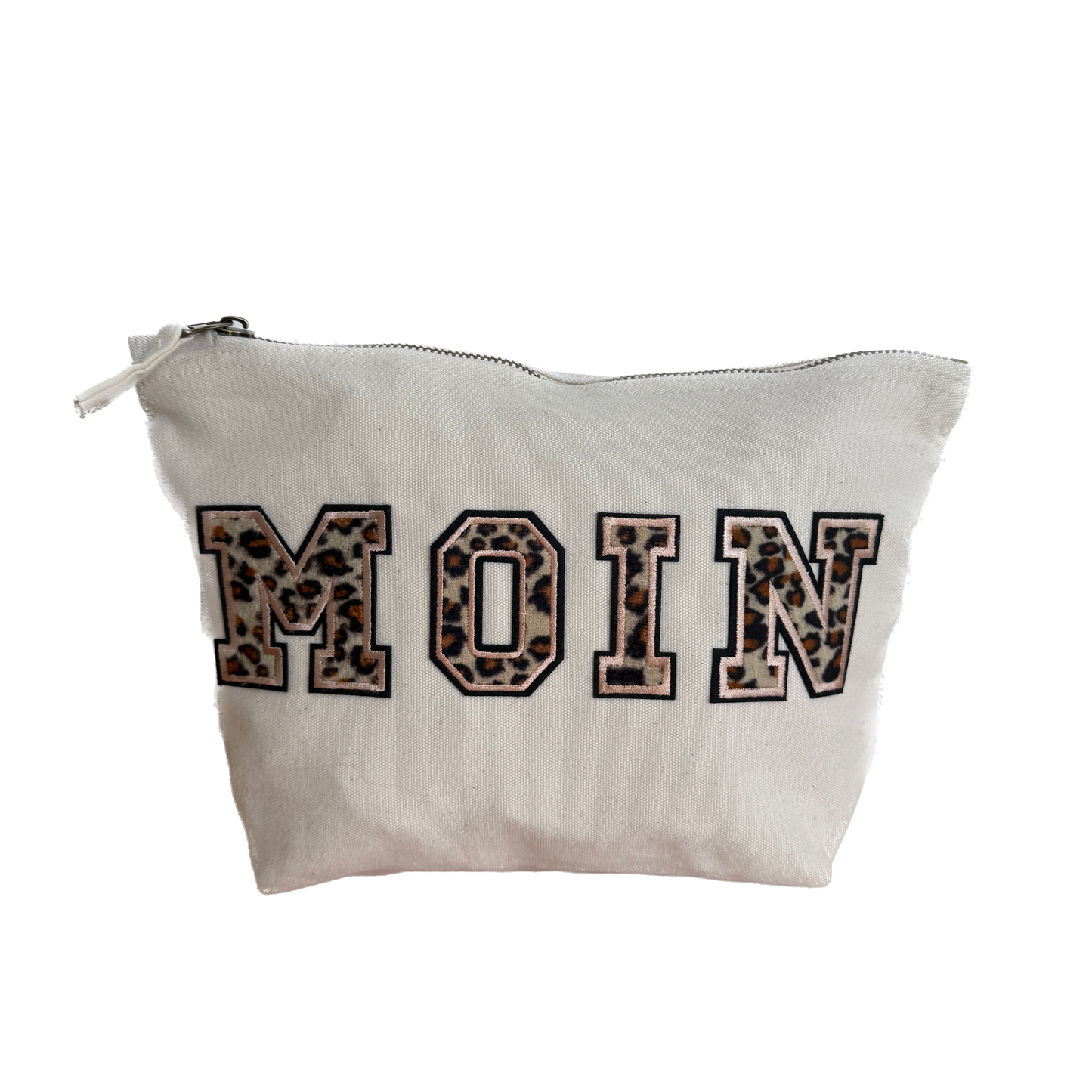 Muttertag Geschenk Mama Tasche Canvas LOVE Leo Kosmetiktasche Geschenkidee