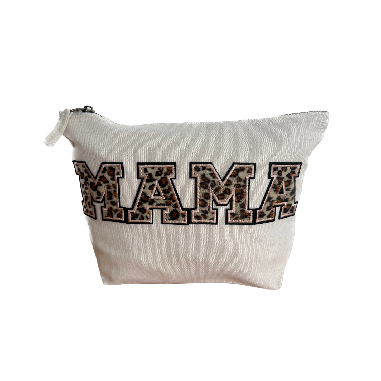Muttertag Geschenk Mama Tasche Canvas LOVE Leo Kosmetiktasche Geschenkidee