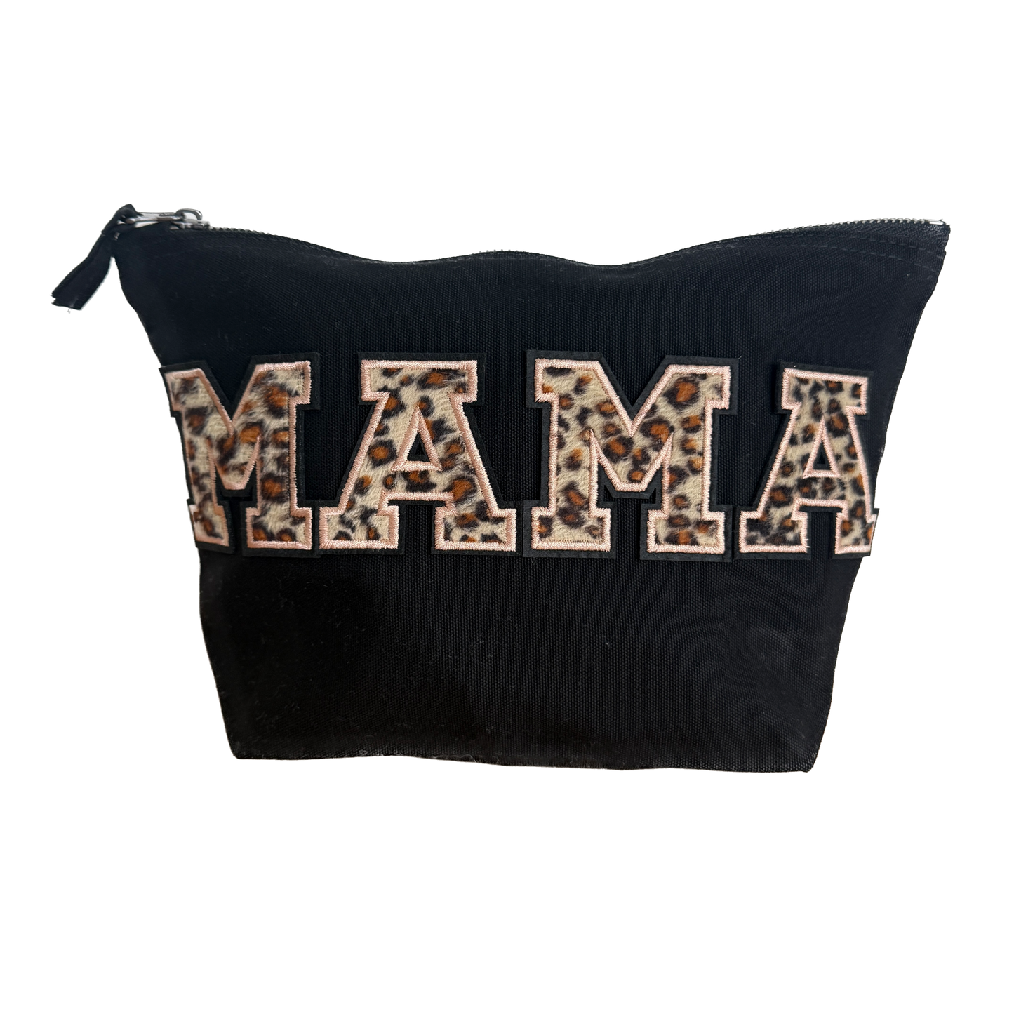 Muttertag Geschenk Mama Tasche Canvas LOVE Leo Kosmetiktasche Geschenkidee
