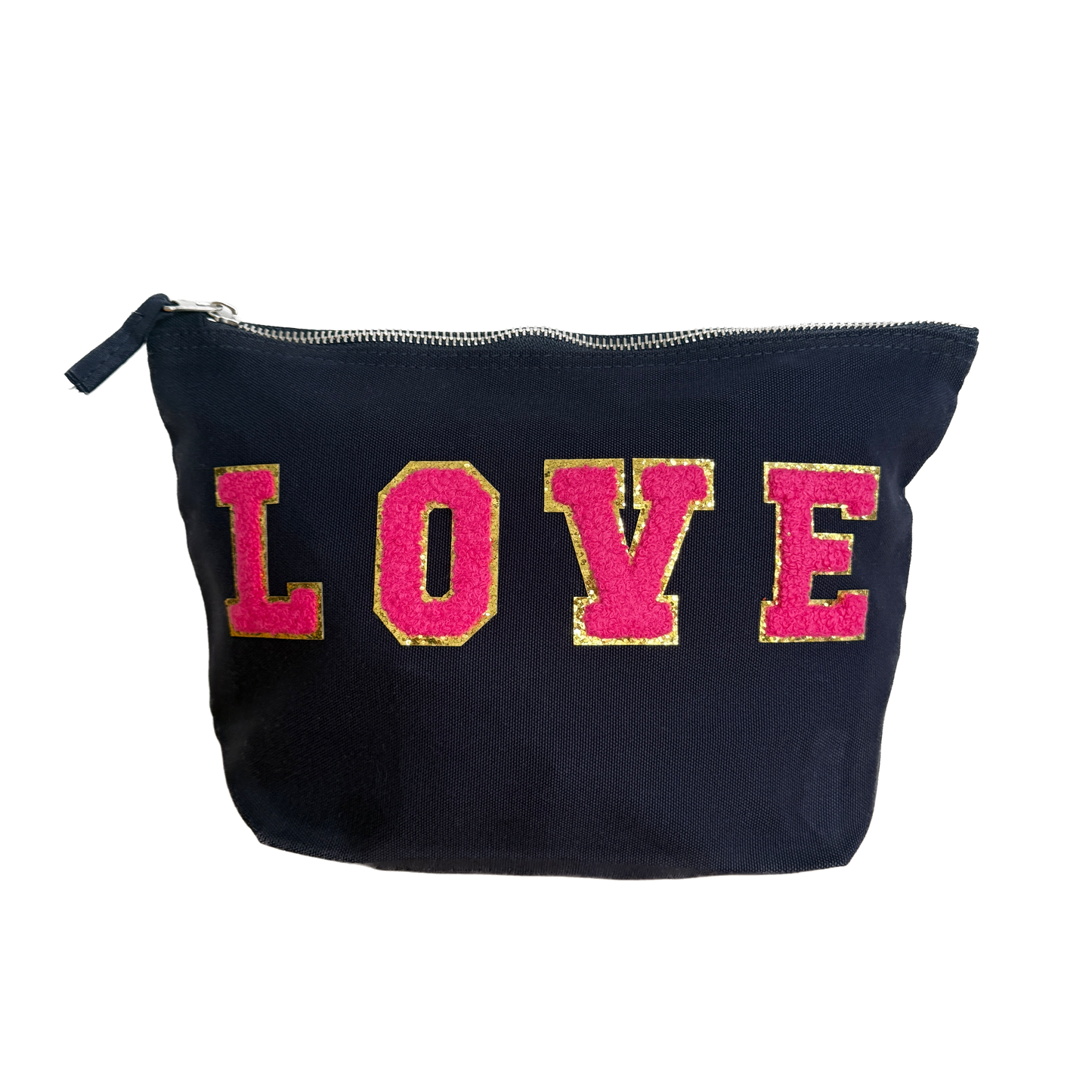 Muttertag Geschenk Mama Tasche Canvas LOVE Leo Kosmetiktasche Geschenkidee