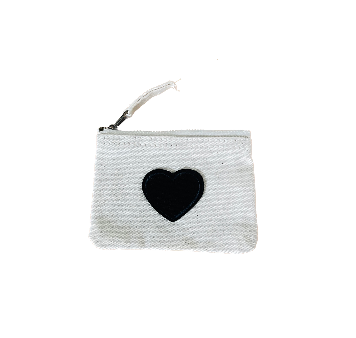 XS Geldbörse Kartenetui Leo Herz Stern Beige – Baumwolle Täschchen DIY | Gebügelt