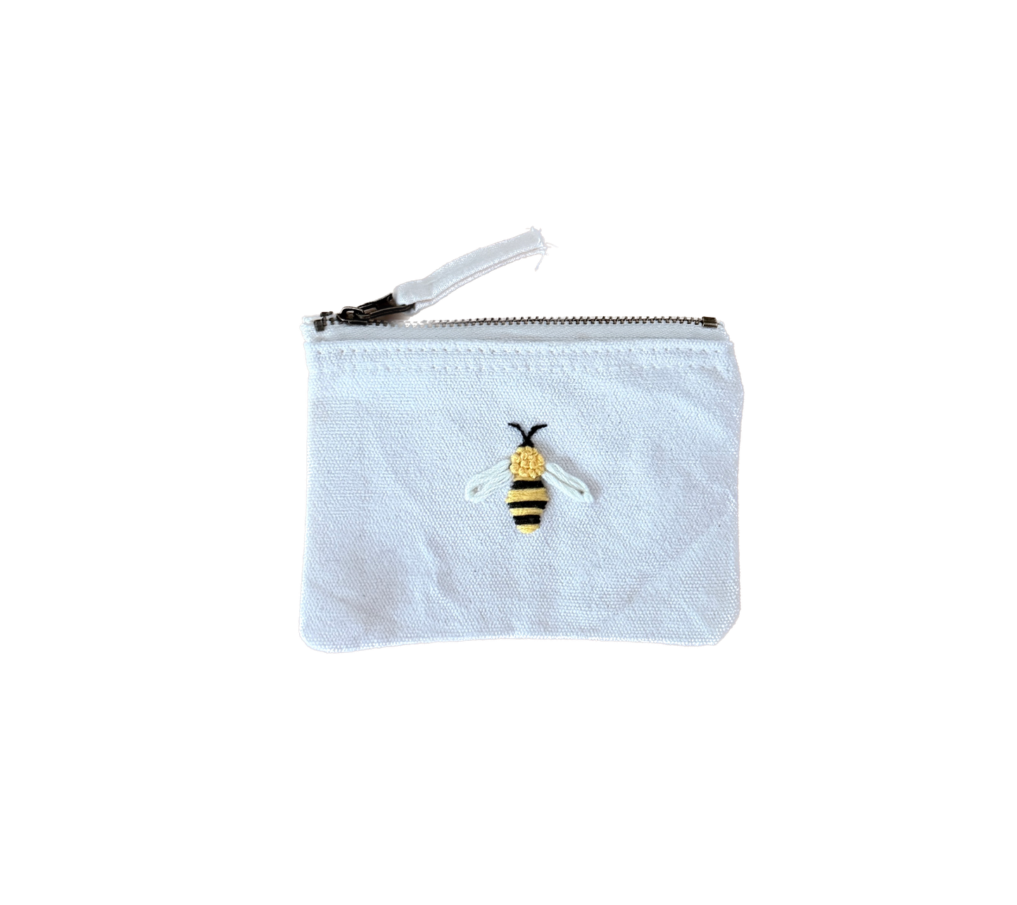 Handgestickte Baumwoll-Geldbörse XS – Herz, Stern, Blume uvm. – Unikat & Geschenk