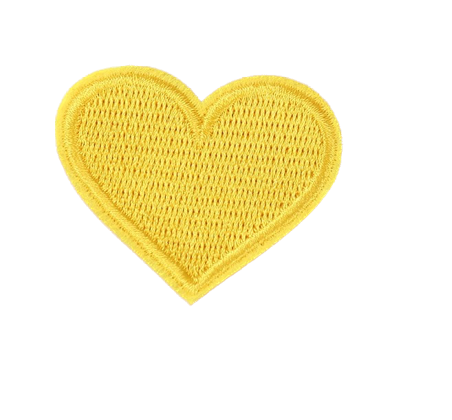 Herz Patches Applikation Aufnäher – Aufbügeln, DIY Bekleidung Taschen Deko