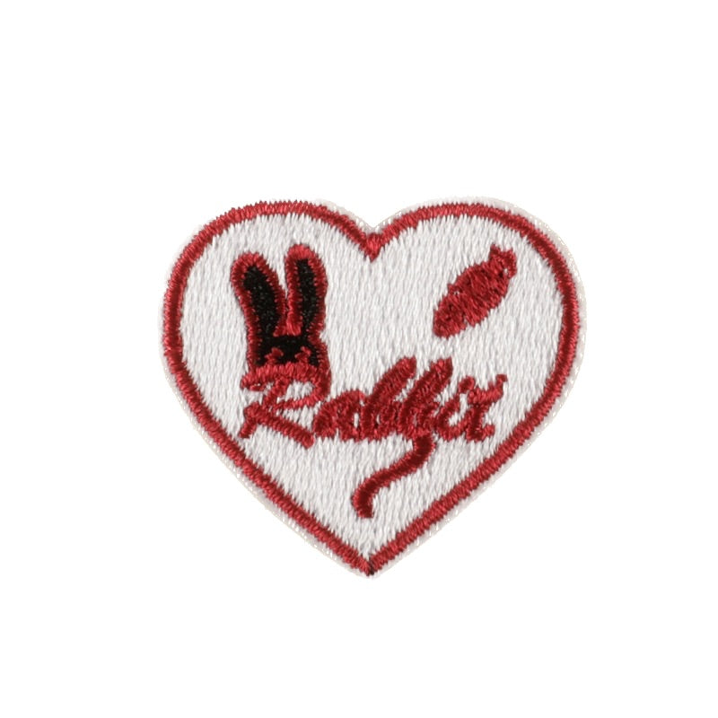 Herz XS Stickerei Selbstklebend Patch Sticker Motivwahl 4er 8er 16er Set DIY Handyhülle