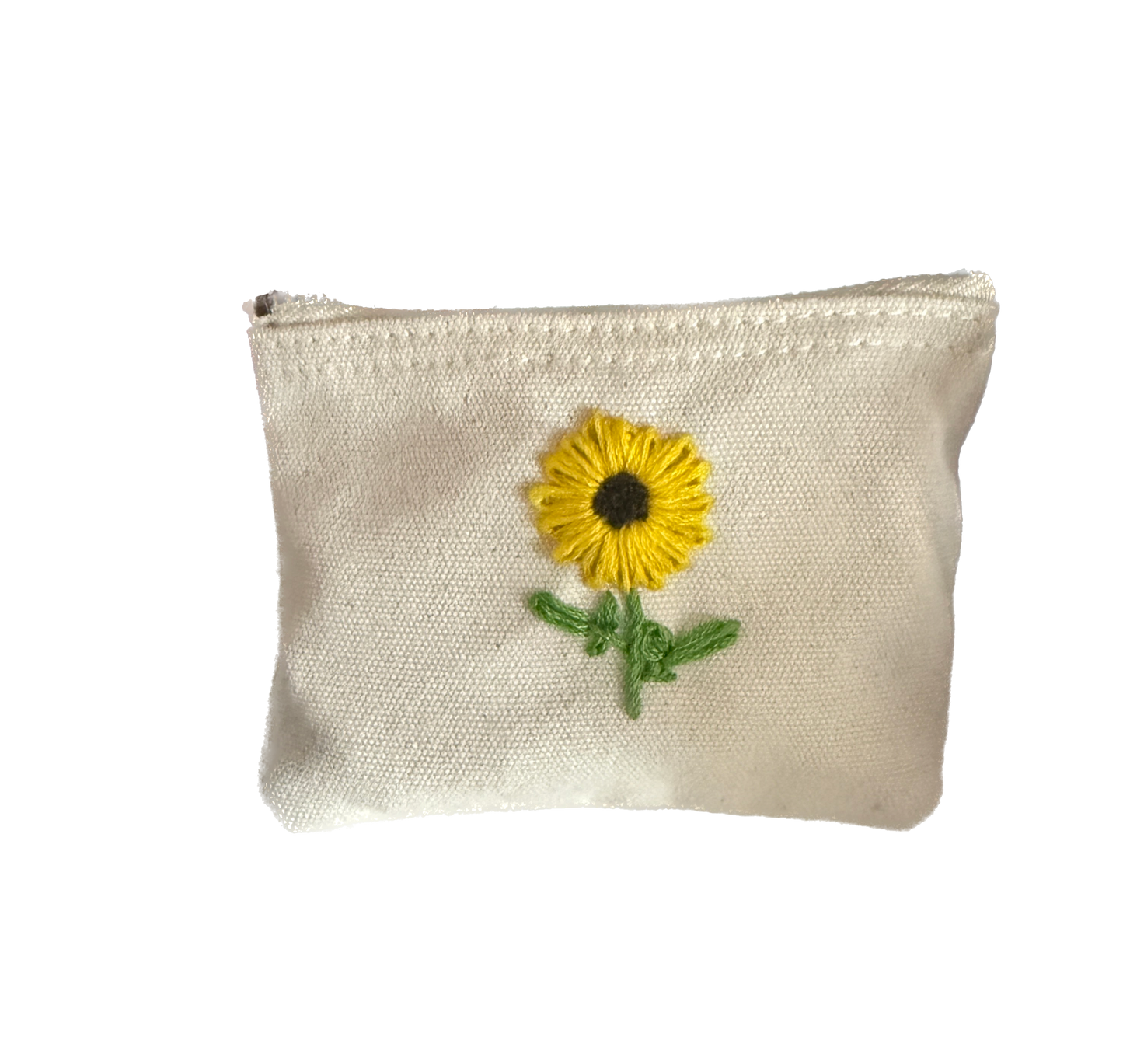 Handgestickte Baumwoll-Geldbörse XS – Herz, Stern, Blume uvm. – Unikat & Geschenk