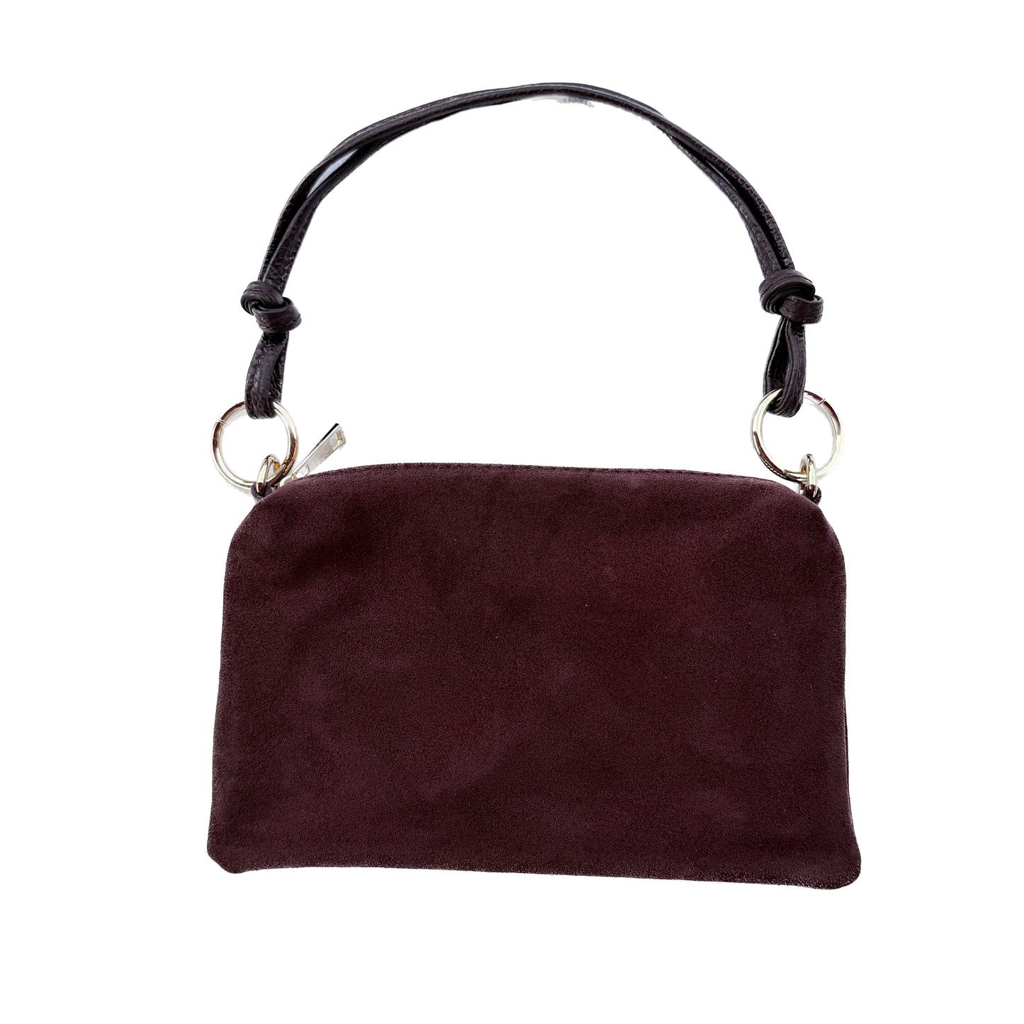 Damen Wildleder Schultertasche Echtleder Made in Italy Handtasche Crossbody Tasche