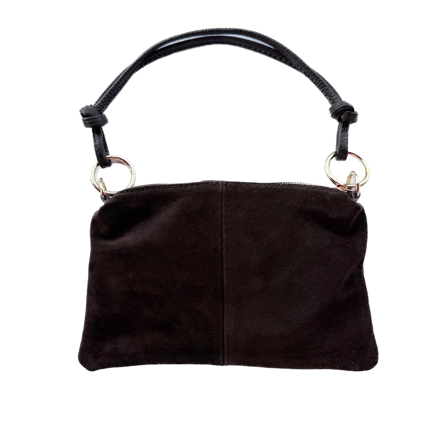 Damen Wildleder Schultertasche Echtleder Made in Italy Handtasche Crossbody Tasche