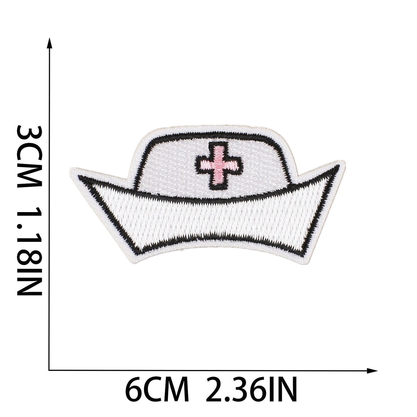 Nursing Aufnäher zum Aufbügeln | Medizin Patch Bügelbild | Pflege Krankenhaus