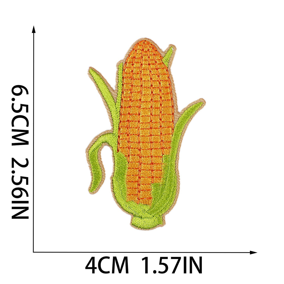 Gold Herbst Buchstaben A–Z 6,5 cm Aufnäher Aufbügler Patches Stickerei DIY Bekleidung Deko