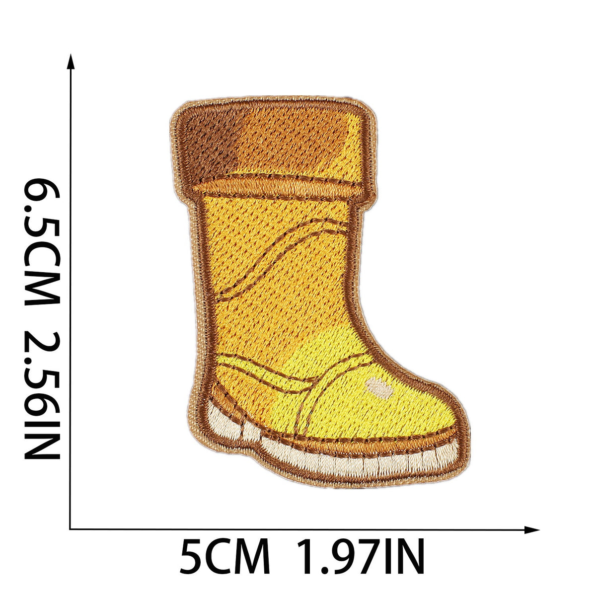 Gold Herbst Buchstaben A–Z 6,5 cm Aufnäher Aufbügler Patches Stickerei DIY Bekleidung Deko