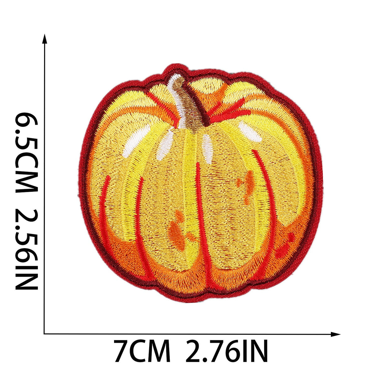 Gold Herbst Buchstaben A–Z 6,5 cm Aufnäher Aufbügler Patches Stickerei DIY Bekleidung Deko