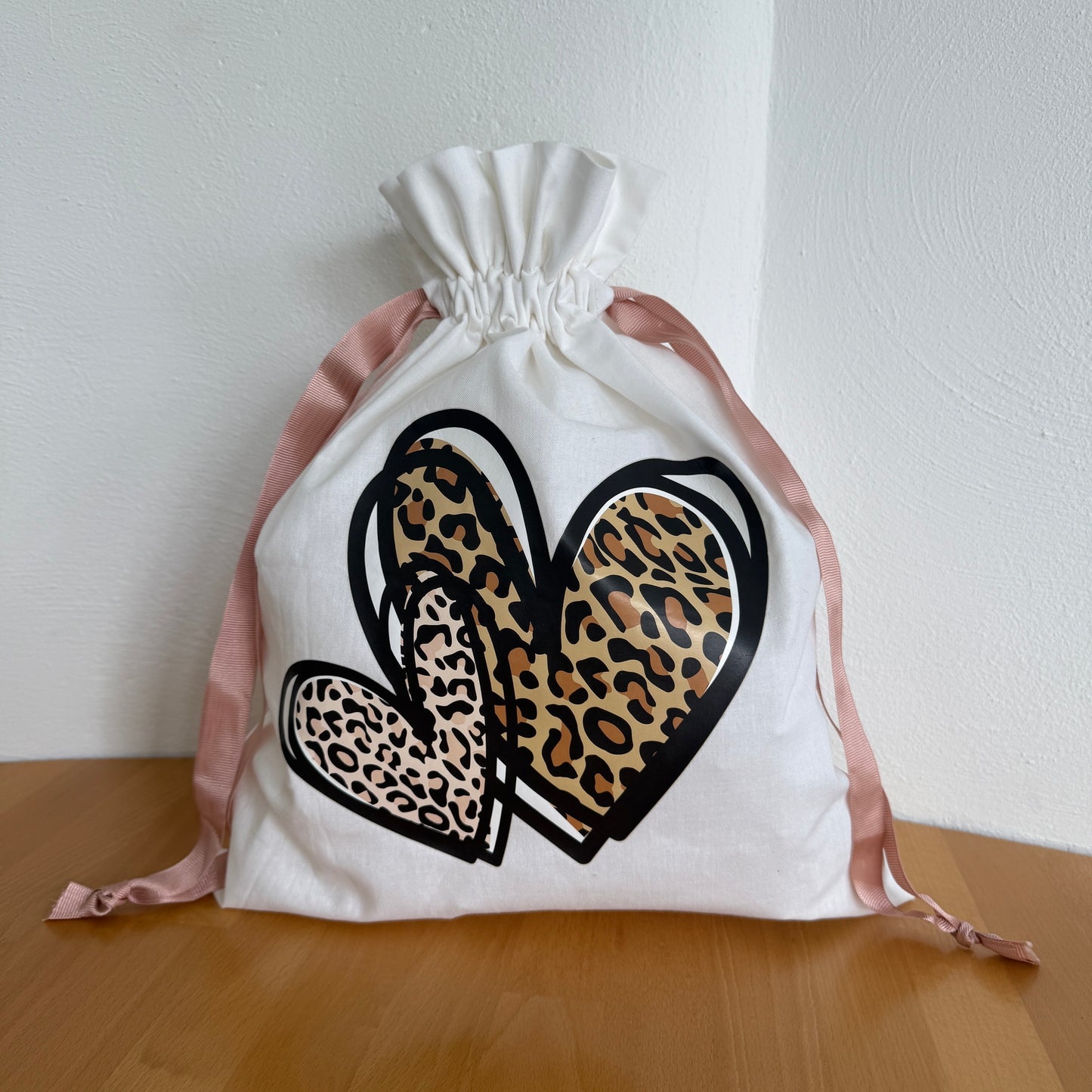 Geschenkbeutel „Super Mama“ Weiß Baumwolle – Geschenktasche Tasche Muttertag Geschenk