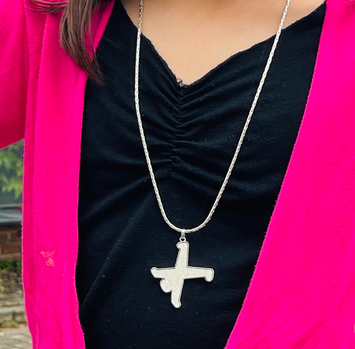 DUR Schmuck 925er Sterlingsilber Anhänger "Düsseldorf Radschläger" Exklusiv P3919