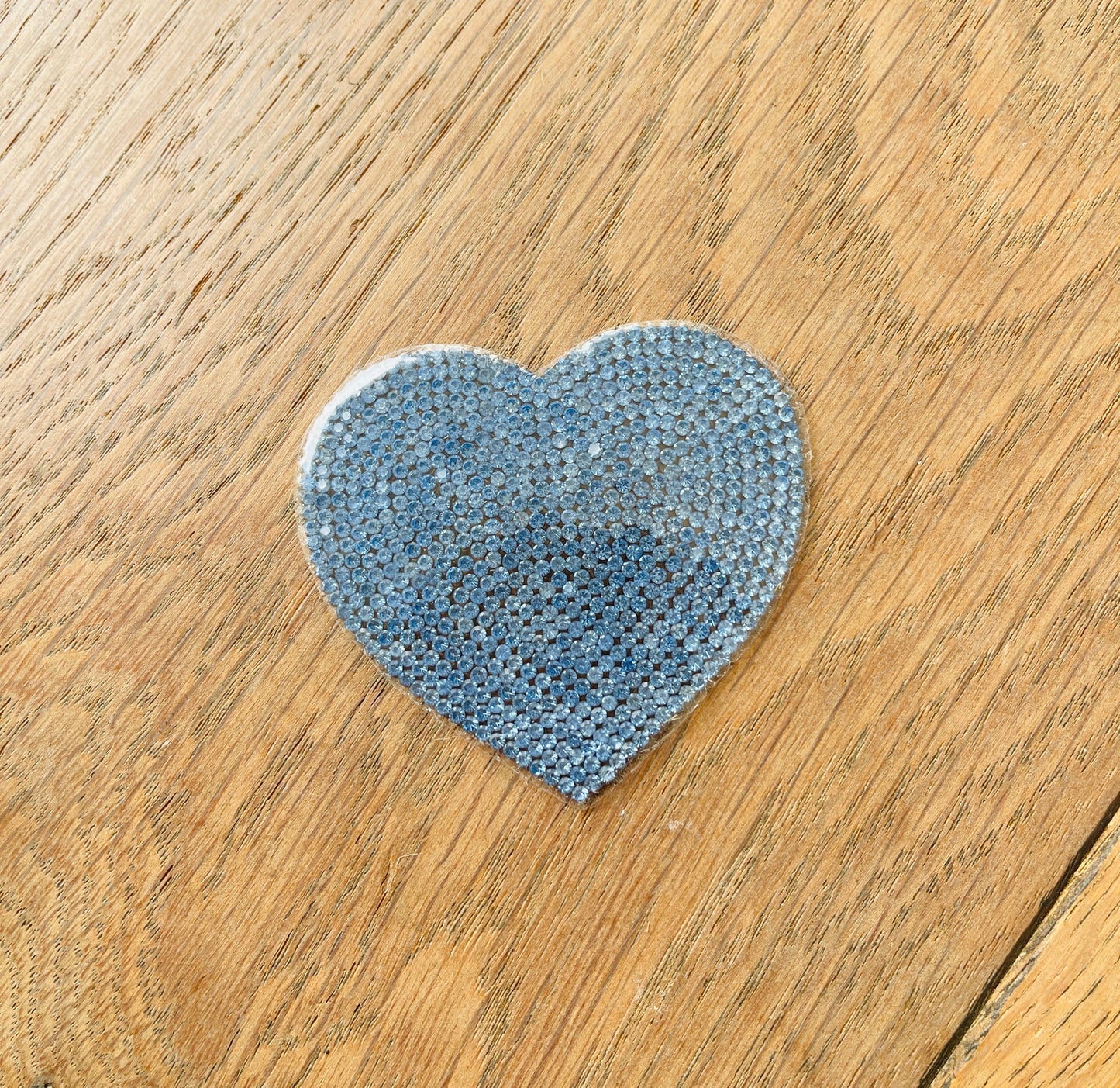 Herz Glitzer Patches zum Aufbügeln DIY Bügelbild für Kleidung Taschen Jeans Tuch