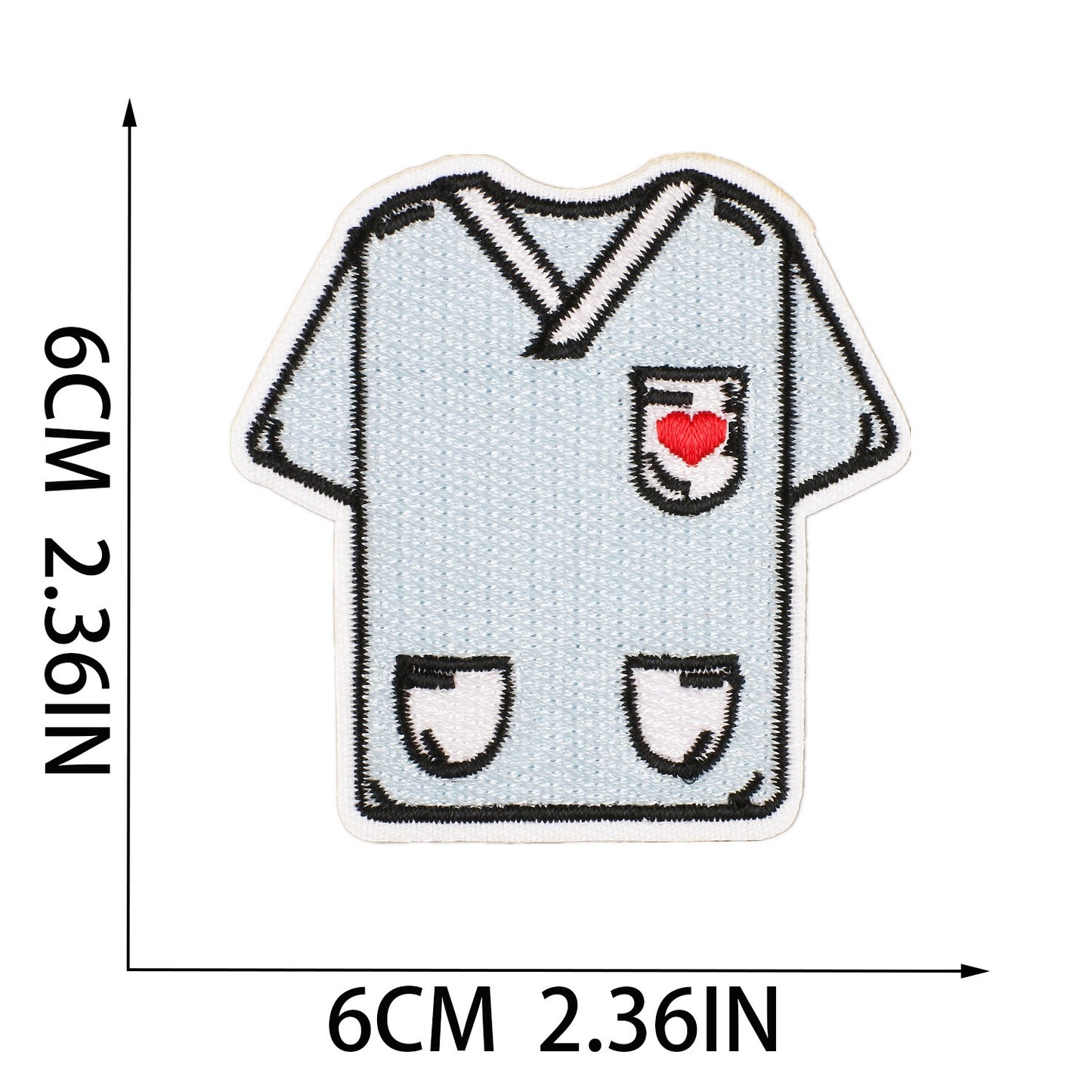 Nursing Aufnäher zum Aufbügeln | Medizin Patch Bügelbild | Pflege Krankenhaus