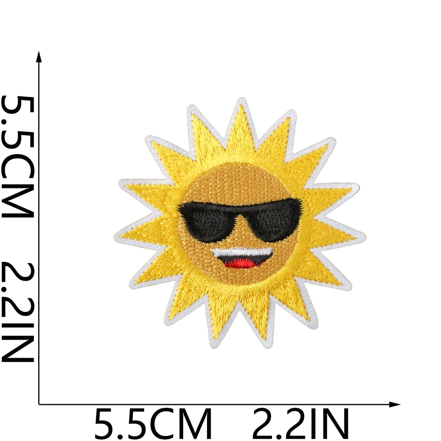 Sommer Patch Aufnäher zum Aufbügeln | Strand Urlaub Sonne | 26 Motive