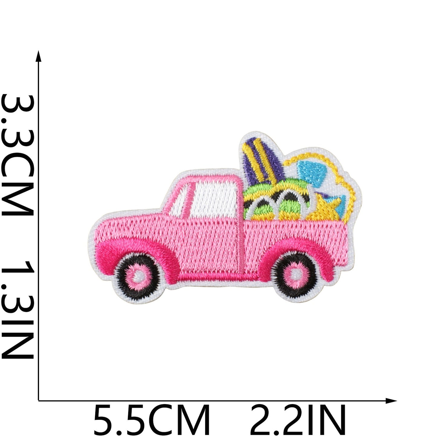 Sommer Patch Aufnäher zum Aufbügeln | Strand Urlaub Sonne | 26 Motive