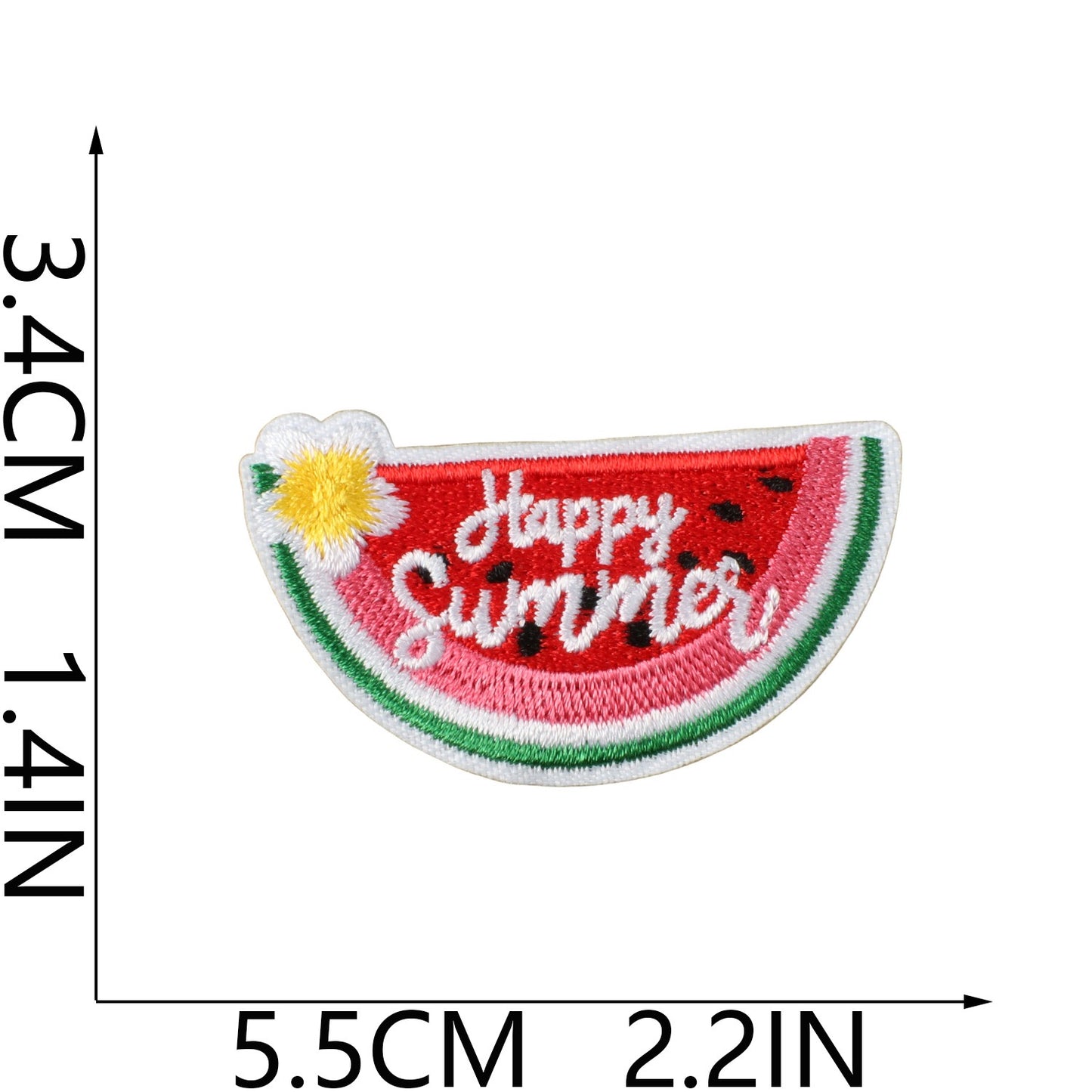Sommer Patch Aufnäher zum Aufbügeln | Strand Urlaub Sonne | 26 Motive