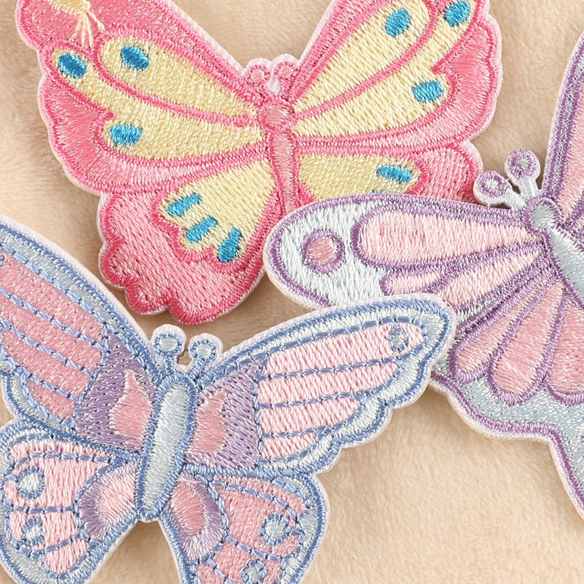 Schmetterling Stickerei Sticker Aufkleber Aufnäher für Handyhülle Laptop Kleidung Taschen DIY