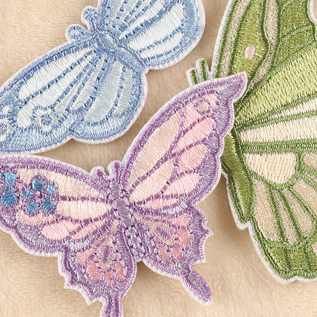 Schmetterling Stickerei Sticker Aufkleber Aufnäher für Handyhülle Laptop Kleidung Taschen DIY