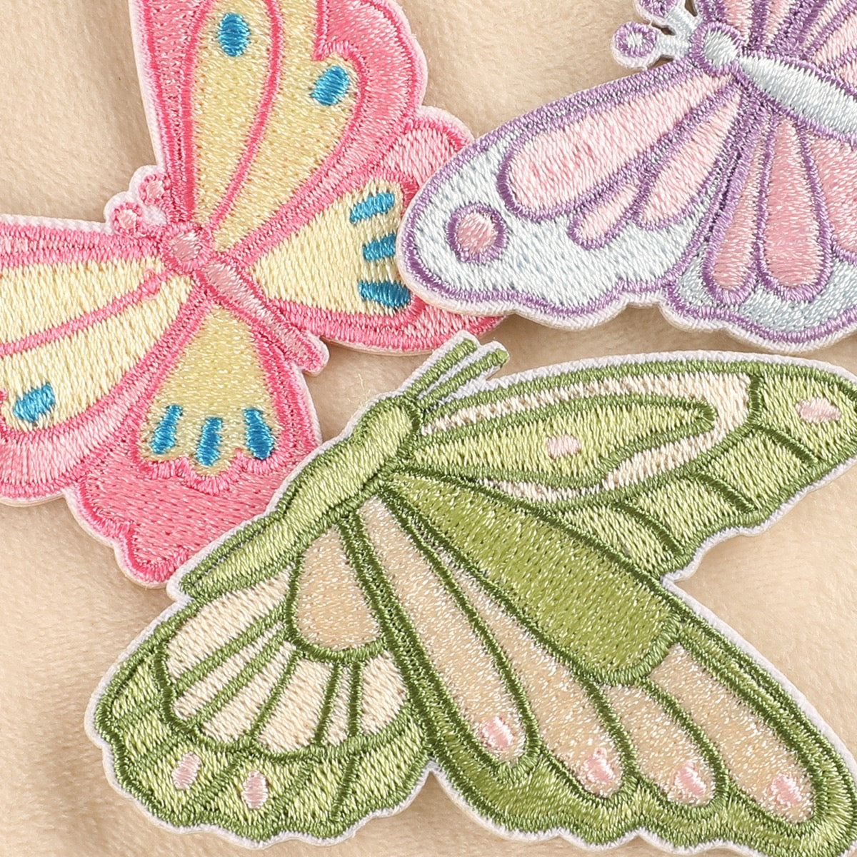 Schmetterling Stickerei Sticker Aufkleber Aufnäher für Handyhülle Laptop Kleidung Taschen DIY