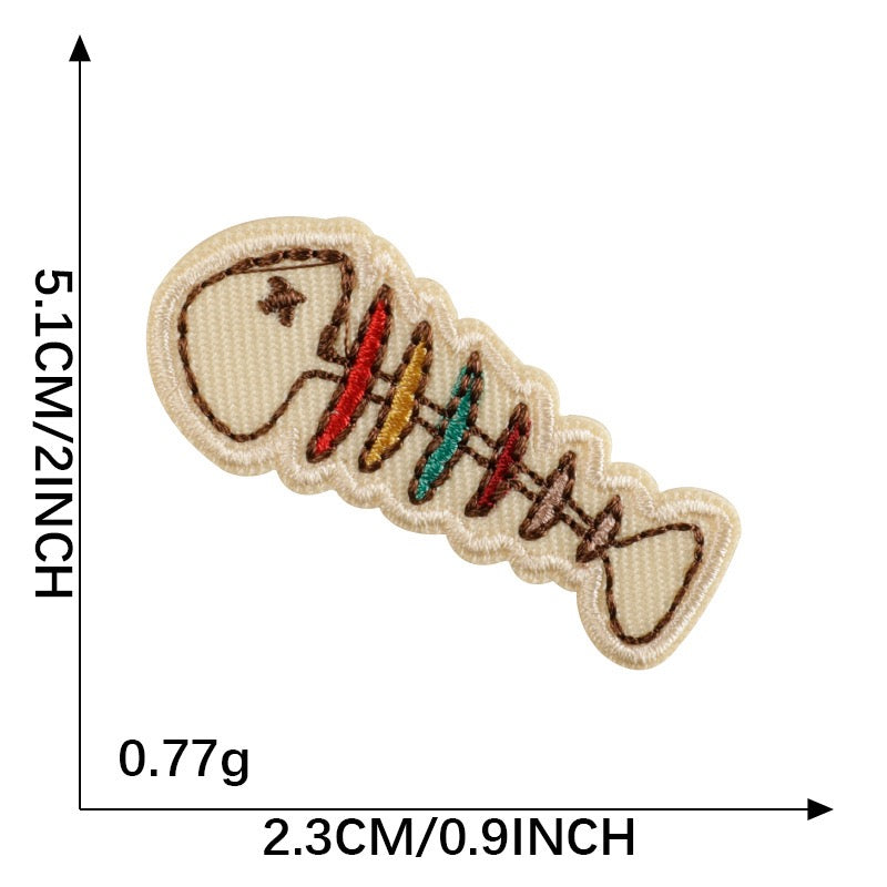 Hund Stickerei Patch Serie C selbstklebend Sticker oder aufbügelbar Iron-On DIY Handyhülle