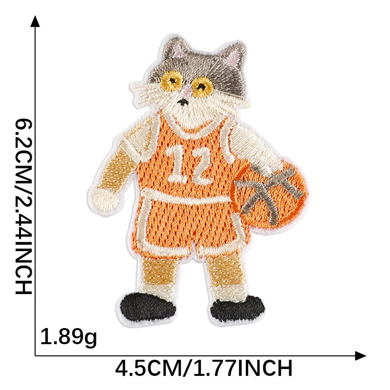 Katze Stickerei Patch Serie A Sticker Motivwahl 5er 10er 17er Set DIY Handyhülle Laptop Kleidung