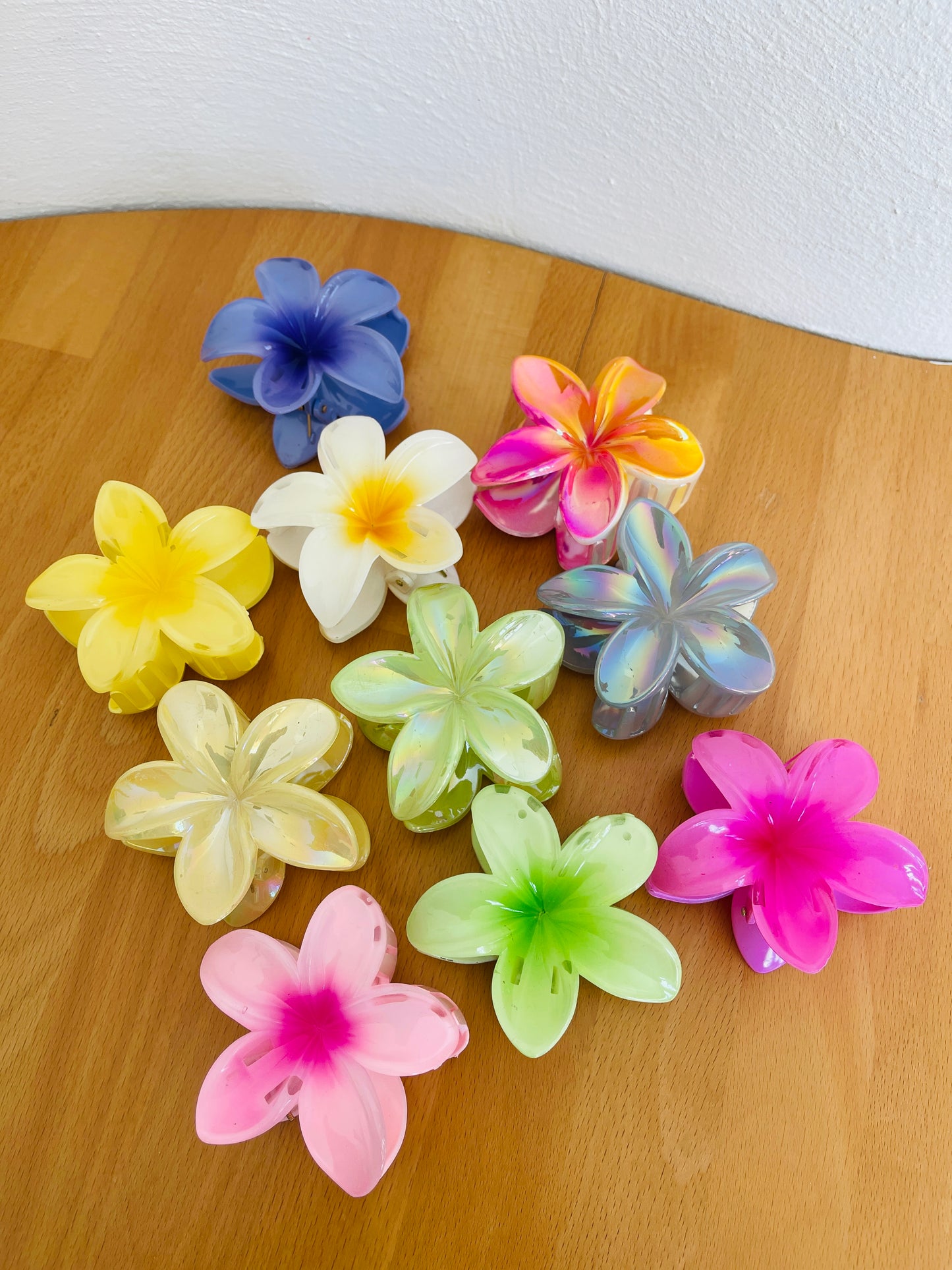 1x Elegante Lotus Blumen Haarspange Krallen-Haarklammer für Hochsteckfrisuren