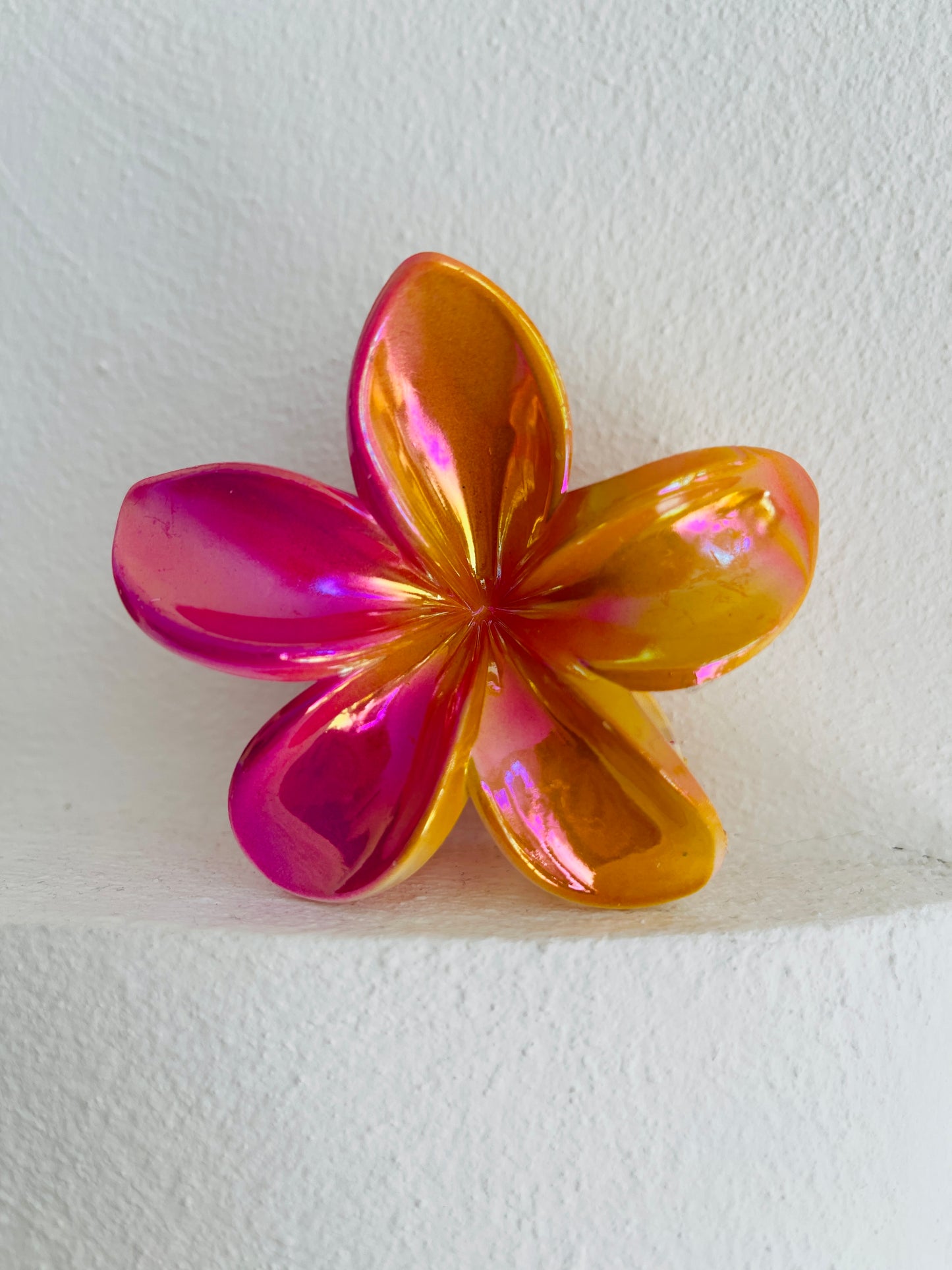 1x Elegante Lotus Blumen Haarspange Krallen-Haarklammer für Hochsteckfrisuren