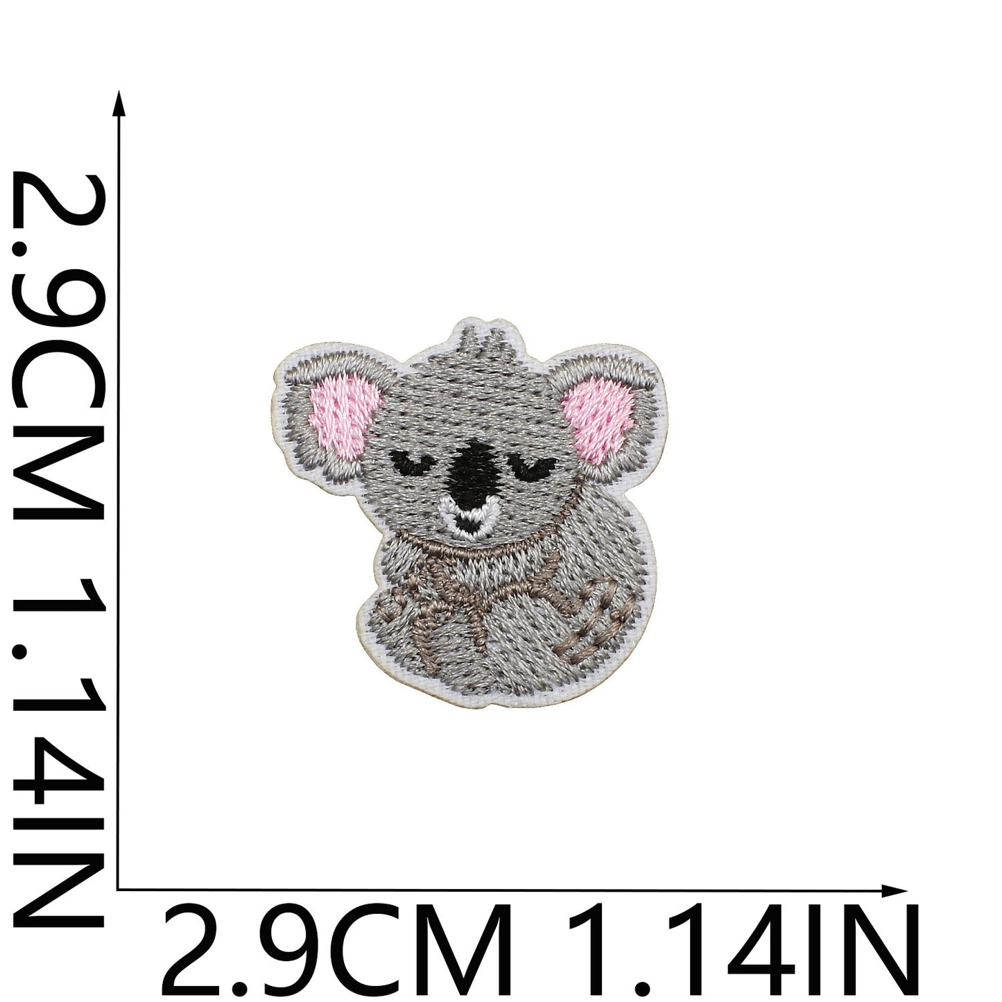 Aufnäher Tiere – Patches für Kinder Kleidung DIY Hase Hund Katze Fuchs Giraffe Löwe Panda