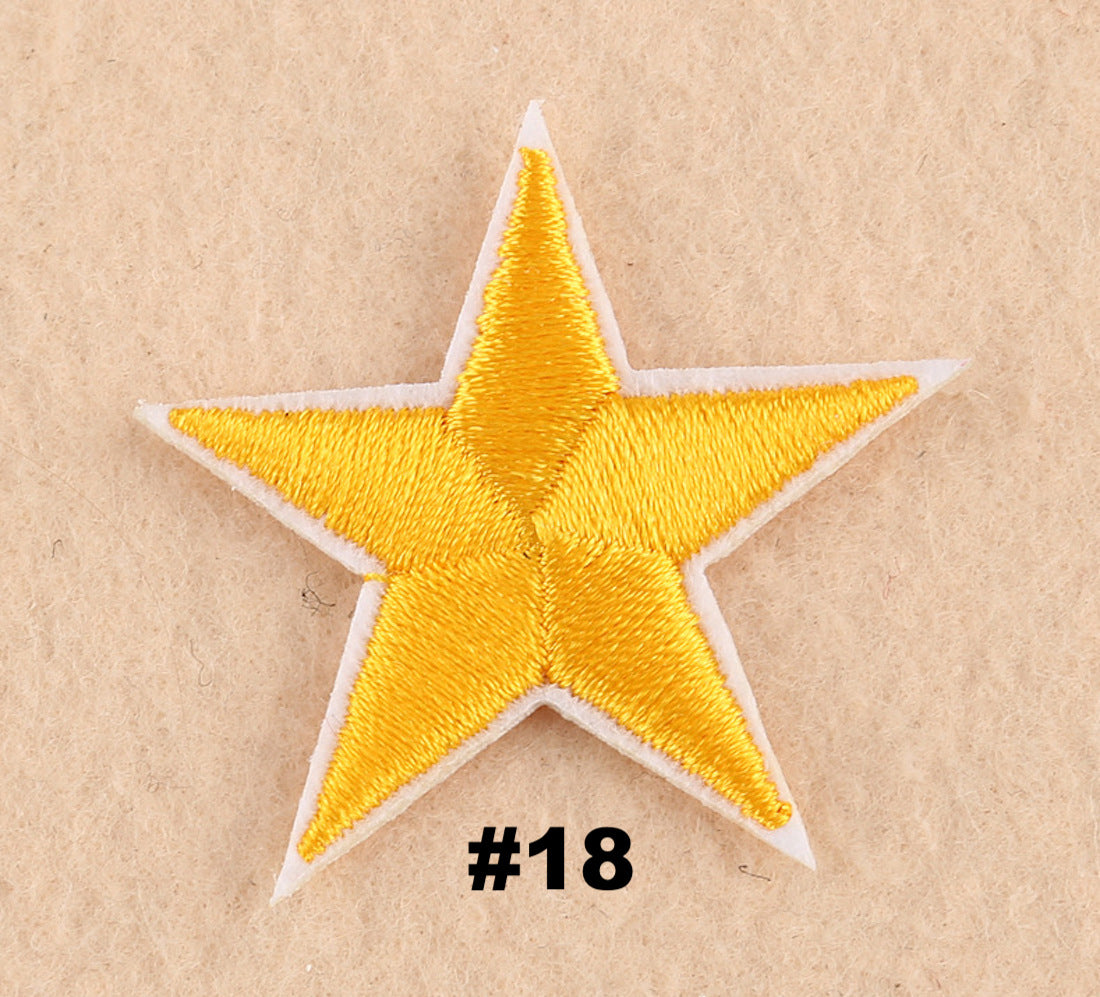 Stern Patch klein 4 cm zum Aufbügeln – 30+ Farben – Fashion & Reparatur