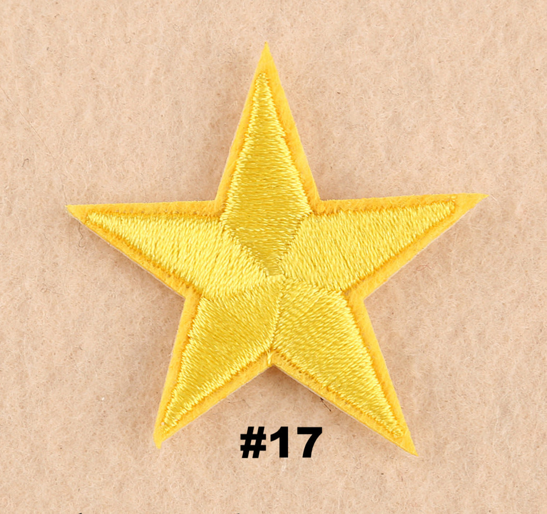 Stern Patch klein 4 cm zum Aufbügeln – 30+ Farben – Fashion & Reparatur