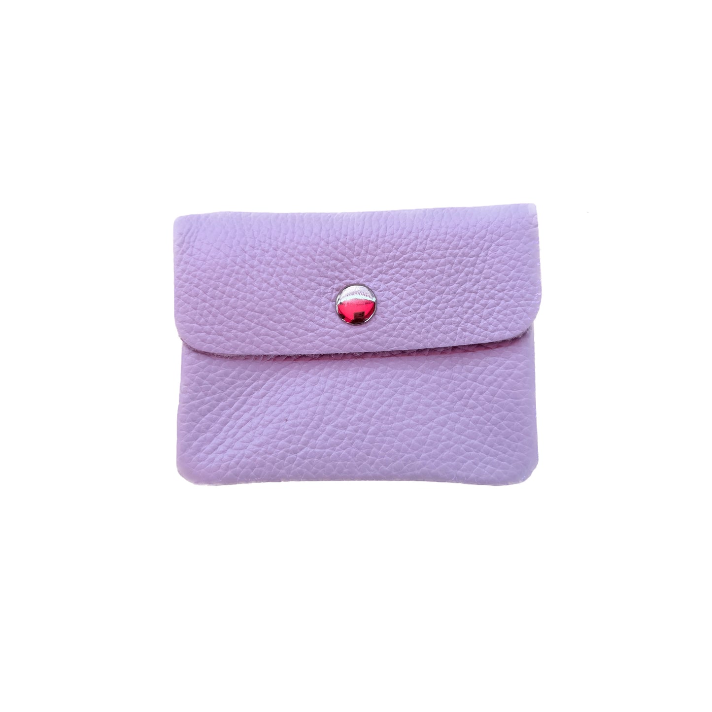 Damen Mini Geldbörse Echtleder Made in Italy 30+ Farben Münzfach Portemonnaie