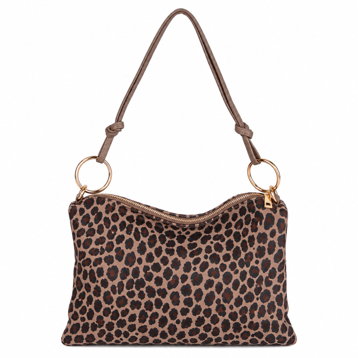 Damen Wildleder Schultertasche Echtleder S-L Made in Italy Crossbody Handtasche Tasche