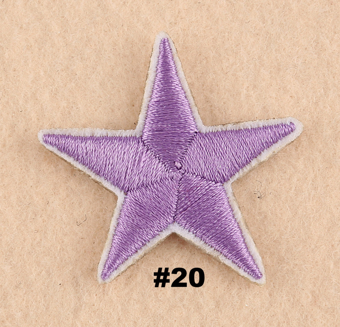 Stern Patch klein 4 cm zum Aufbügeln – 30+ Farben – Fashion & Reparatur