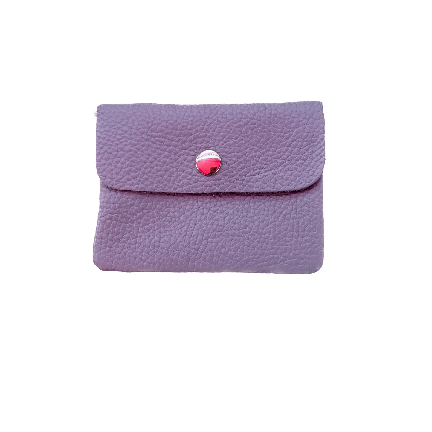 Damen Mini Geldbörse Echtleder Made in Italy 30+ Farben Münzfach Portemonnaie