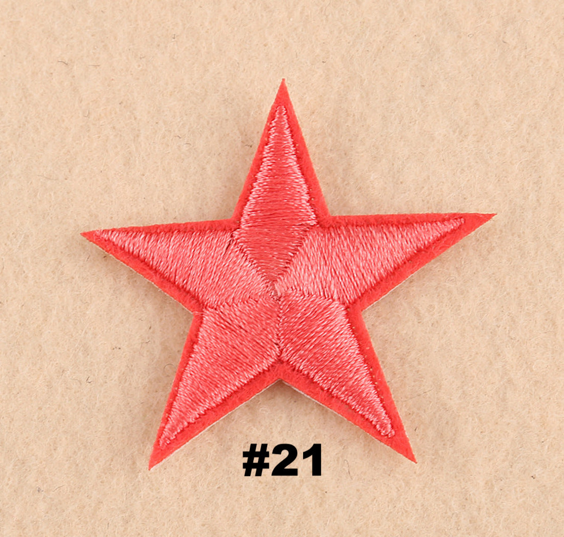 Stern Patch klein 4 cm zum Aufbügeln – 30+ Farben – Fashion & Reparatur