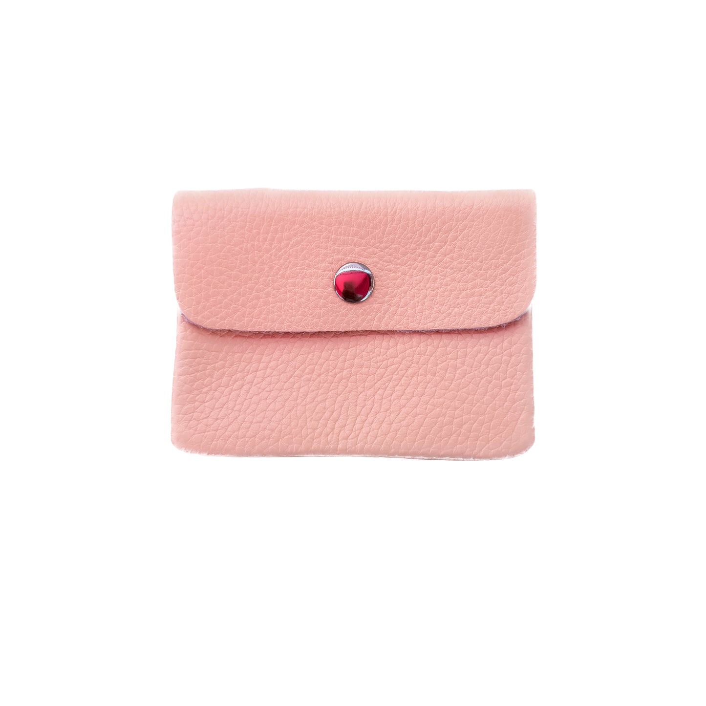 Damen Mini Geldbörse Echtleder Made in Italy 30+ Farben Münzfach Portemonnaie