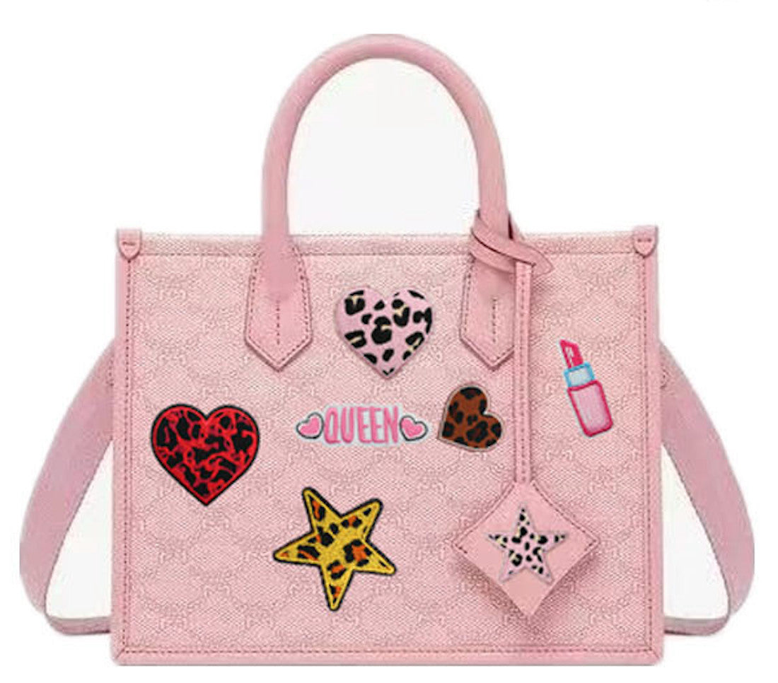 Leo Stern Patch mit Glitzerrand – Aufbügeln, DIY Bekleidung Taschen Deko