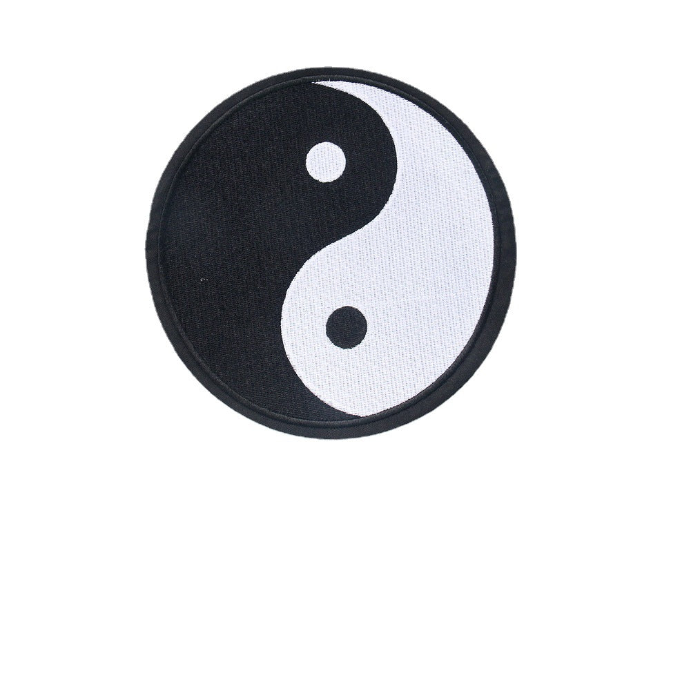 YinYang Patch Aufnäher Aufbügler Sticker XS S M L XL Kleidung Tasche Handyhülle DIY