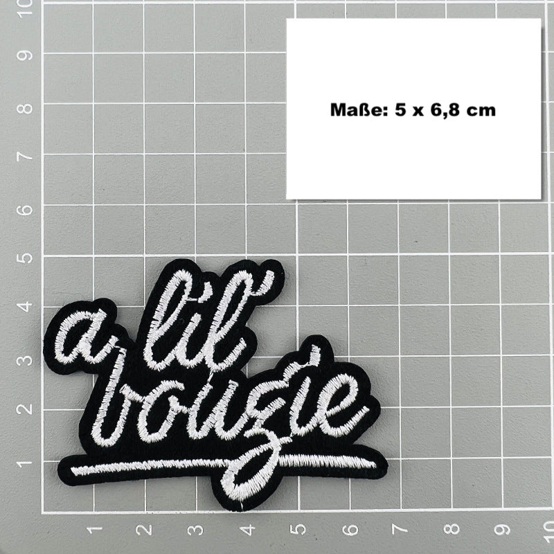 Positiv Spruch Patches Stickerei – Zum Aufbügeln | Amazing, Queen, Honest, Pretty, Bougie