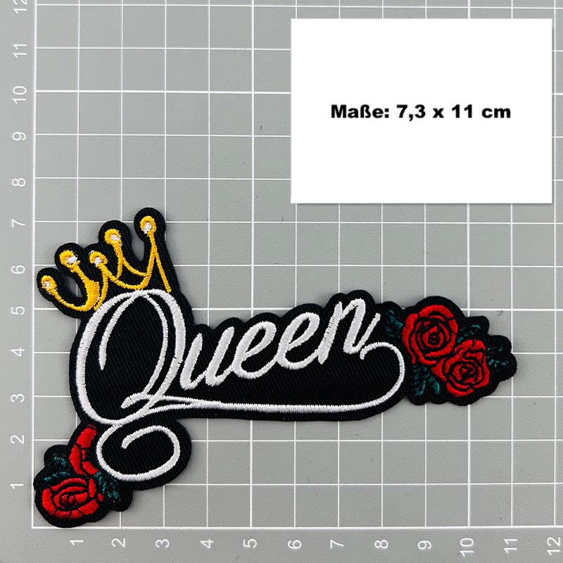 Positiv Spruch Patches Stickerei – Zum Aufbügeln | Amazing, Queen, Honest, Pretty, Bougie