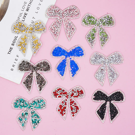 Schleife-Aufnäher-Aufbügeln für DIY Kleidung Schuhe Taschen Handyhülle