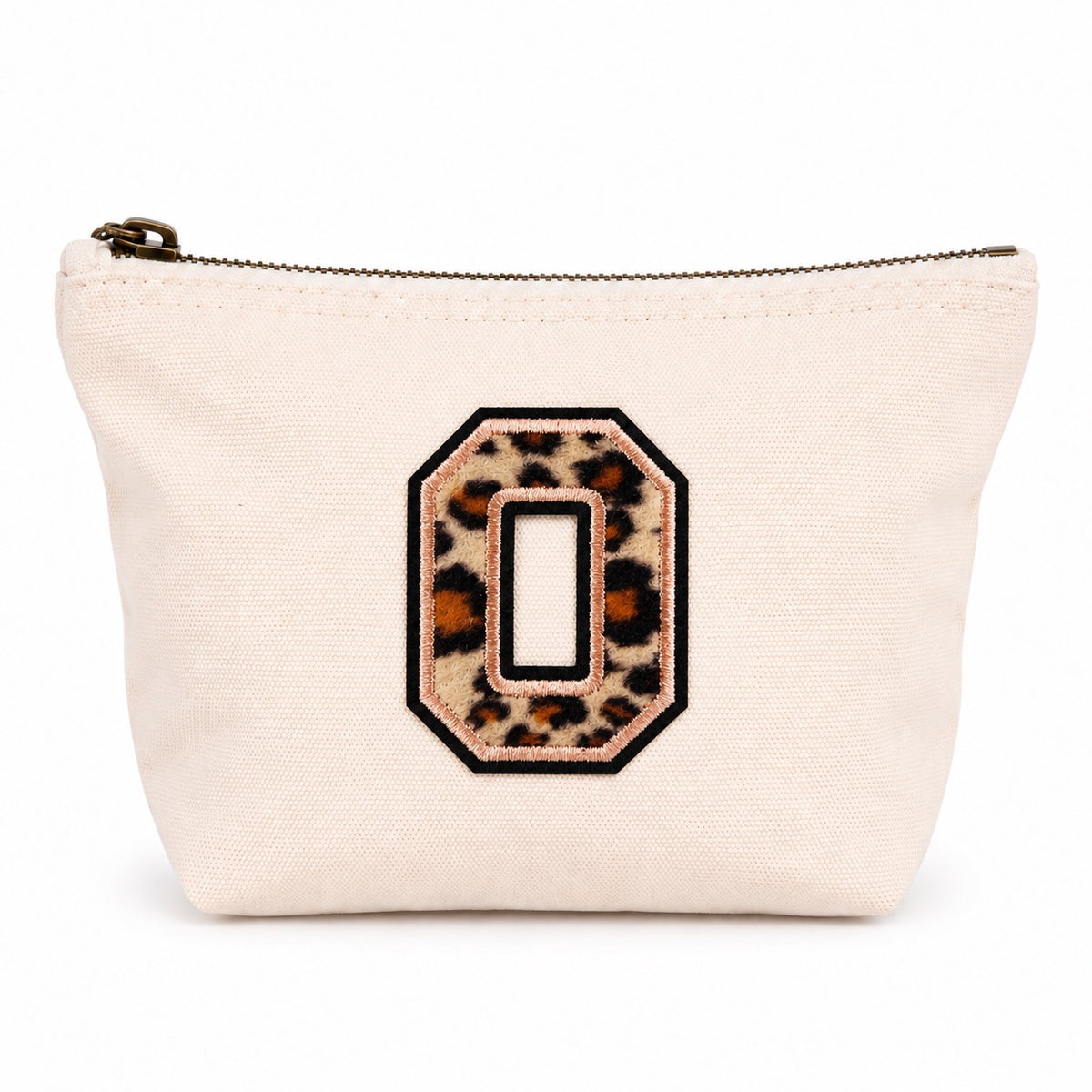 Leo Initiale Beige Kosmetiktasche S • A–Z • Reise & Geschenkidee Buchstaben