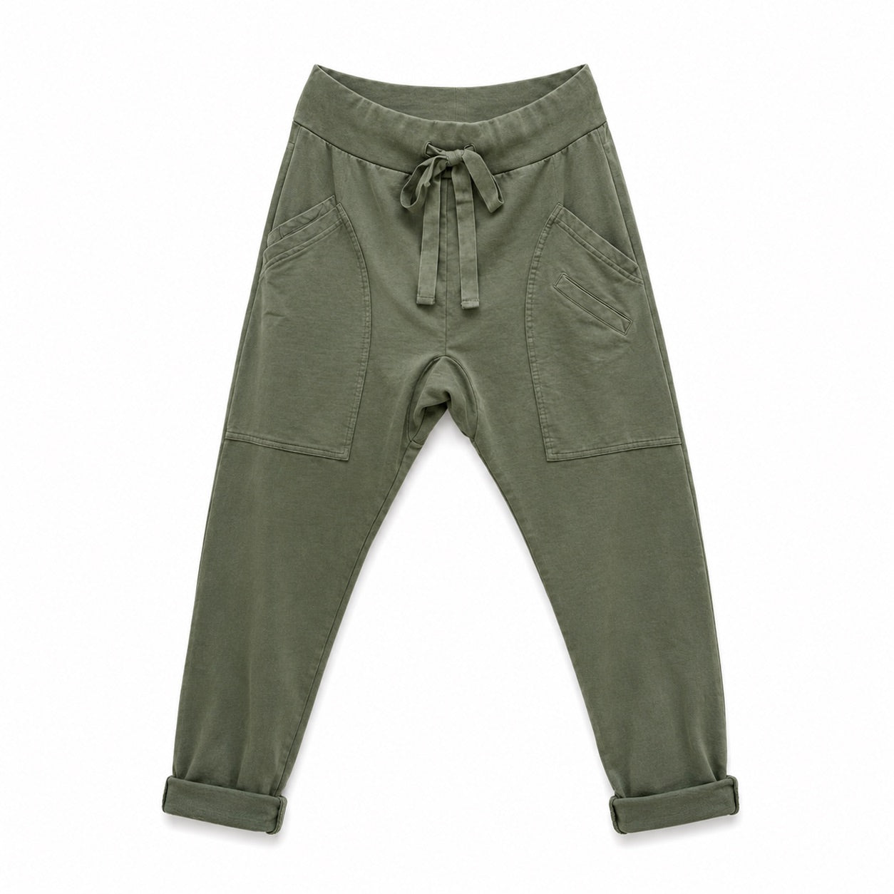 WENDY TRENDY Damen Jogpants Baggy Hose Jogger große Taschen Baumwolle Made in Italy S-XXL