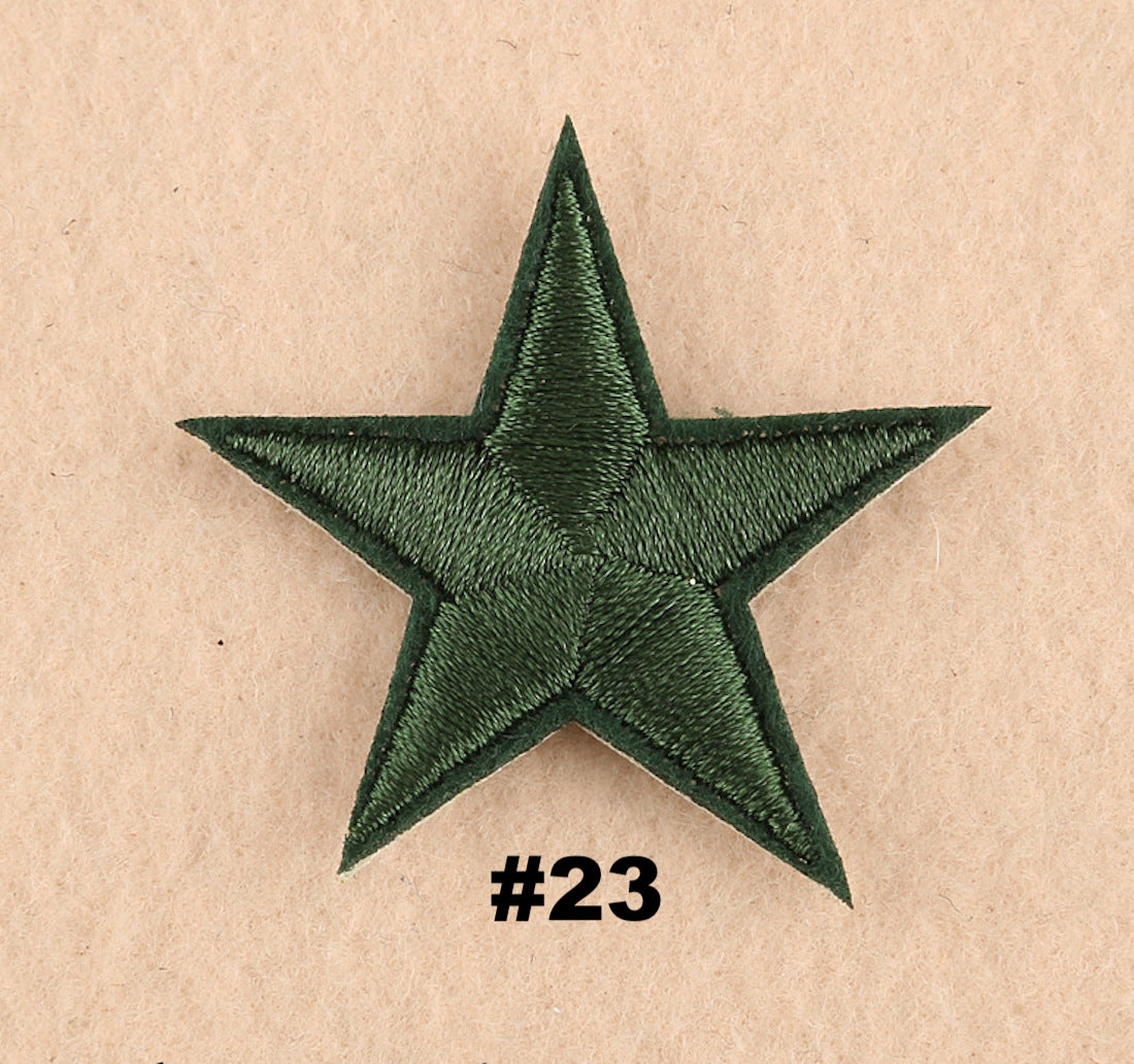 Stern Patch klein 4 cm zum Aufbügeln – 30+ Farben – Fashion & Reparatur
